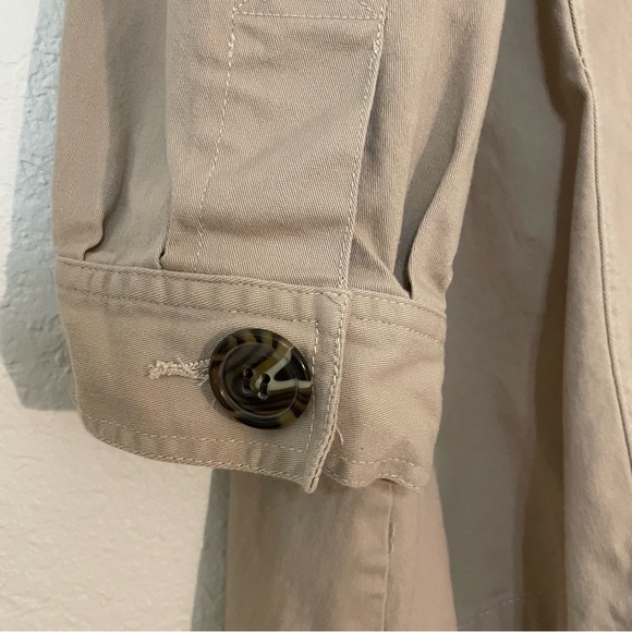 Cato Women's Utility Jacket in Tan size 18/20 large button cotton feminine chic - Picture 8 of 8